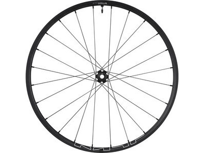 Shimano WH-MT600 tubeless compatible wheel, 27.5 in, 15 x 110 mm axle, front, black