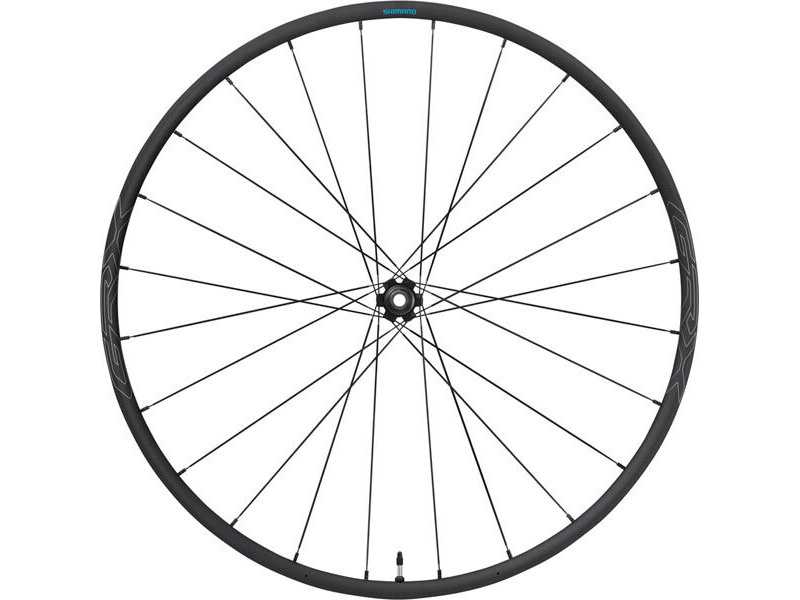 Shimano WHRX570F1265H-RX570 650b wheel, 12x100mm E-thru, Center Lock disc, black, front click to zoom image