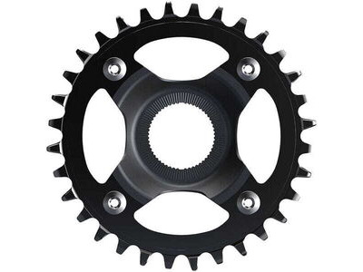 Shimano CR-EM800 chainring, 32T without chain guard, for chain line 55 mm, black