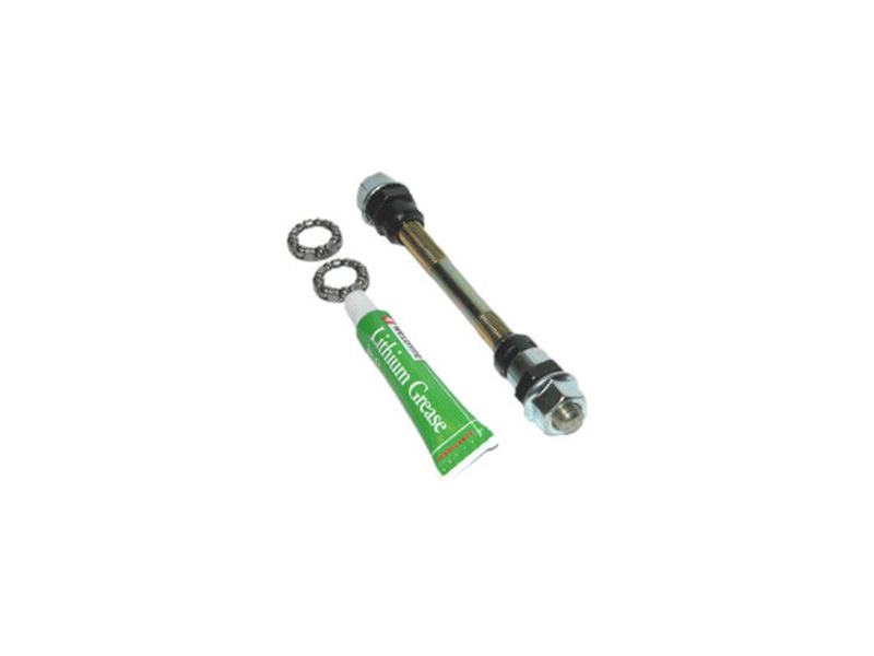Weldtite 9.5x175mm Rear Axle W/ Bearings/Grease click to zoom image