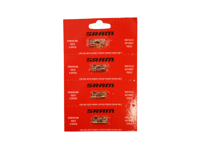 SRAM Powerlink Gold 9 Speed (4pcs) click to zoom image