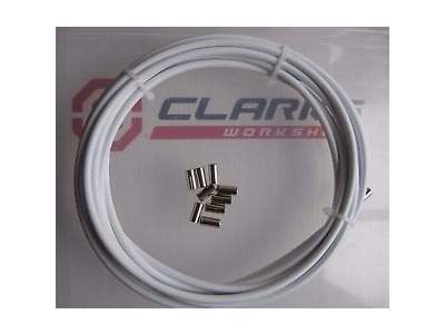 Clarks Brake Cable Outer - White - Per 300mm