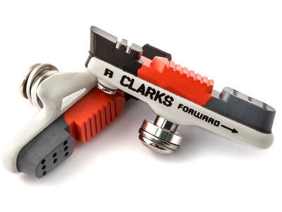 Clarks CPS240 - 55mm Road Caliper Brake Shoe &amp; Spare Pad. Suitable for Shimano SRAM &amp; Tektro Systems