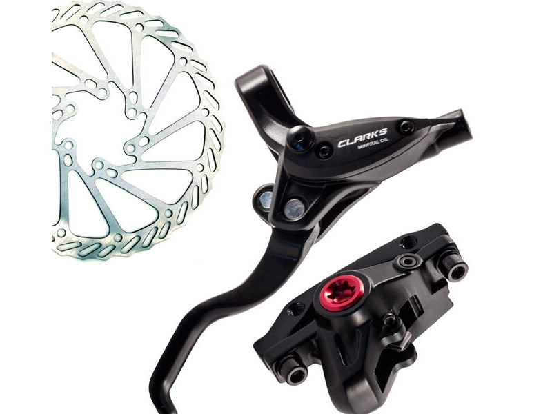 Clarks M2 Hydraulic Rear Disc Brake Black 160mm click to zoom image