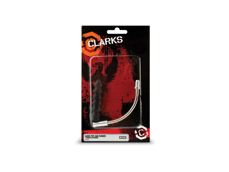 Clarks Noodle Guide Pipe 90deg. Bend W/ Rubber Boot For V-brake click to zoom image
