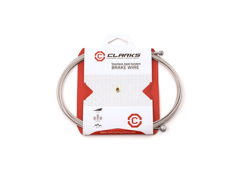 Clarks Universal S/S Inner Brake Wire L2000mm Fits All Major Systems click to zoom image