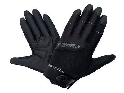 Chiba Gloves BioXCell Full Fingered Touring Gloves in Black
